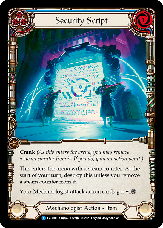 Security Script - Rainbow Foil