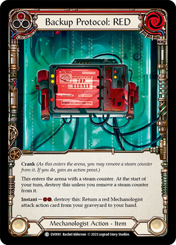 Backup Protocol: RED - Rainbow Foil