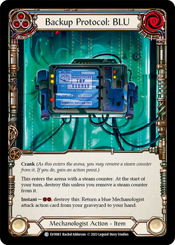 Backup Protocol: BLU - Rainbow Foil