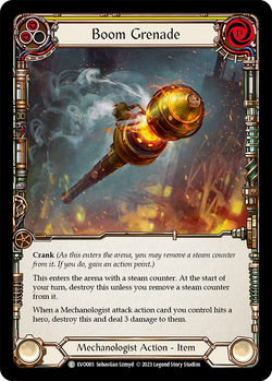 Boom Grenade (Yellow) - Rainbow Foil