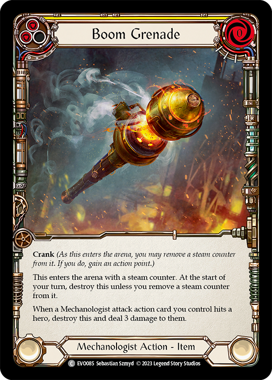 Boom Grenade (Yellow) - Rainbow Foil