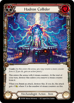 Hadron Collider (Red) - Rainbow Foil