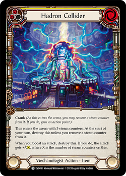 Hadron Collider (Yellow) - Rainbow Foil