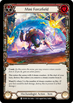 Mini Forcefield (Red) - Rainbow Foil