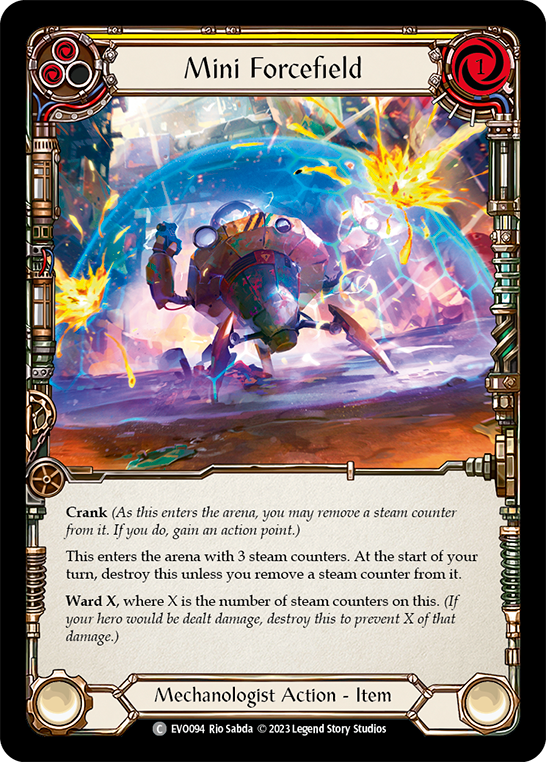 Mini Forcefield (Yellow) - Rainbow Foil