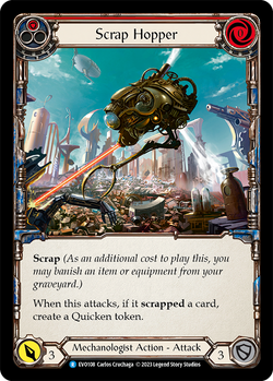 Scrap Hopper (Red) - Rainbow Foil