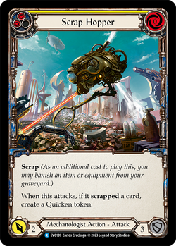 Scrap Hopper (Yellow) - Rainbow Foil