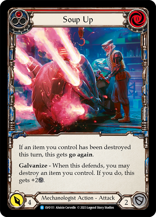 Soup Up (Red) - Rainbow Foil