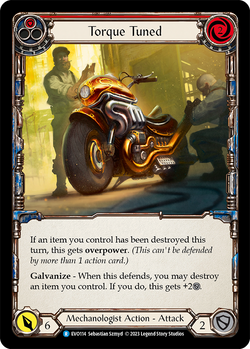 Torque Tuned (Red) - Rainbow Foil