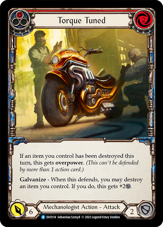 Torque Tuned (Red) - Rainbow Foil