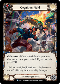 Cognition Field (Red) - Rainbow Foil