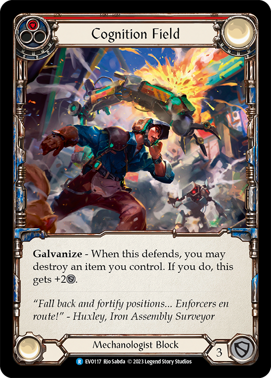 Cognition Field (Red) - Rainbow Foil