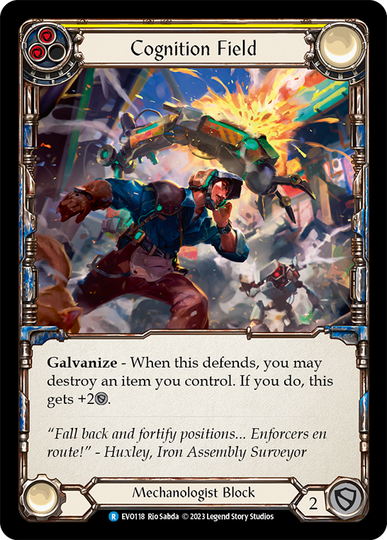 Cognition Field (Yellow) - Rainbow Foil