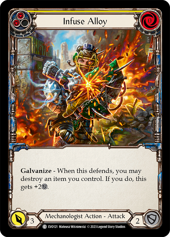 Infuse Alloy (Yellow) - Rainbow Foil