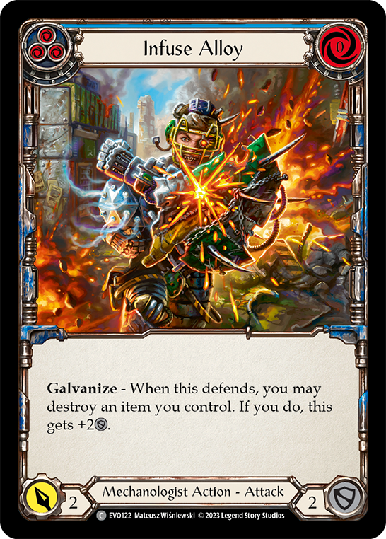 Infuse Alloy (Blue) - Rainbow Foil