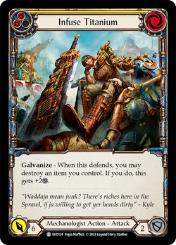 Infuse Titanium (Yellow) - Rainbow Foil