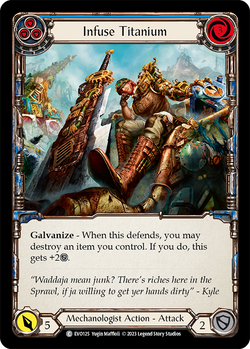 Infuse Titanium (Blue) - Rainbow Foil