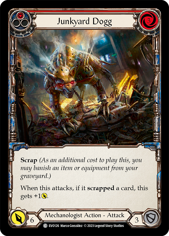 Junkyard Dogg (Red) - Rainbow Foil