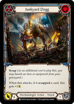Junkyard Dogg (Blue) - Rainbow Foil