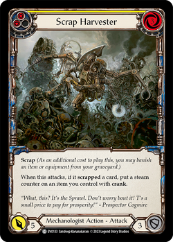 Scrap Harvester (Yellow) - Rainbow Foil