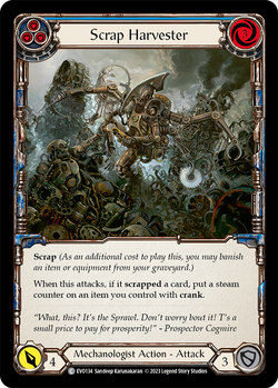 Scrap Harvester (Blue) - Rainbow Foil