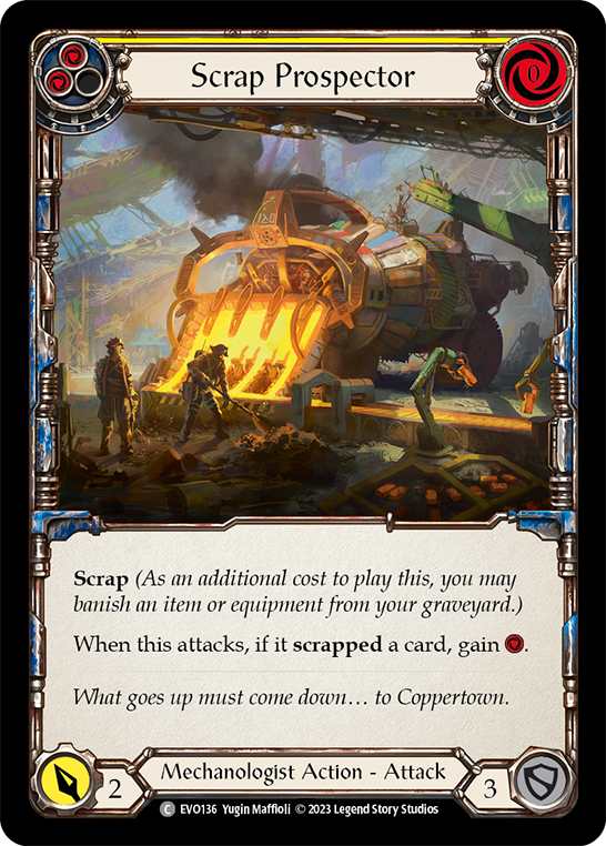 Scrap Prospector (Yellow) - Rainbow Foil