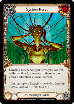 System Reset - Rainbow Foil