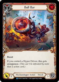 Bull Bar (Red) - Rainbow Foil
