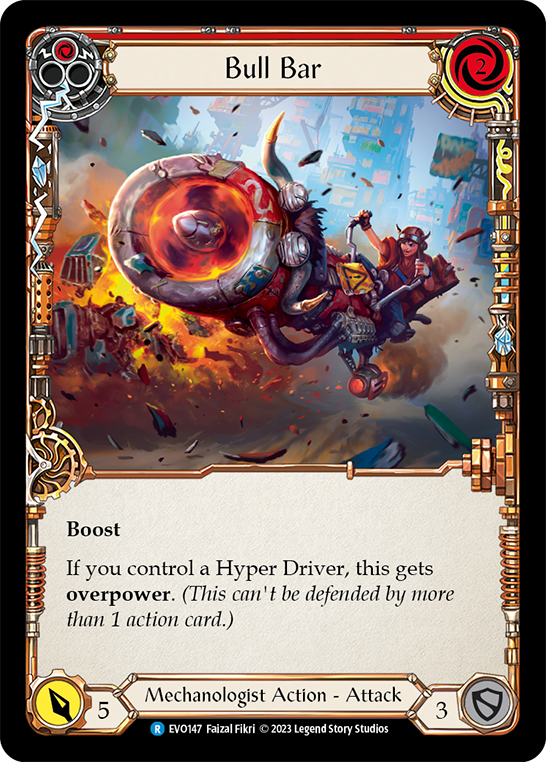 Bull Bar (Red) - Rainbow Foil