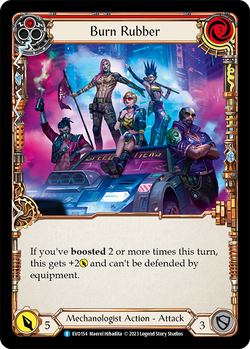 Burn Rubber - Rainbow Foil