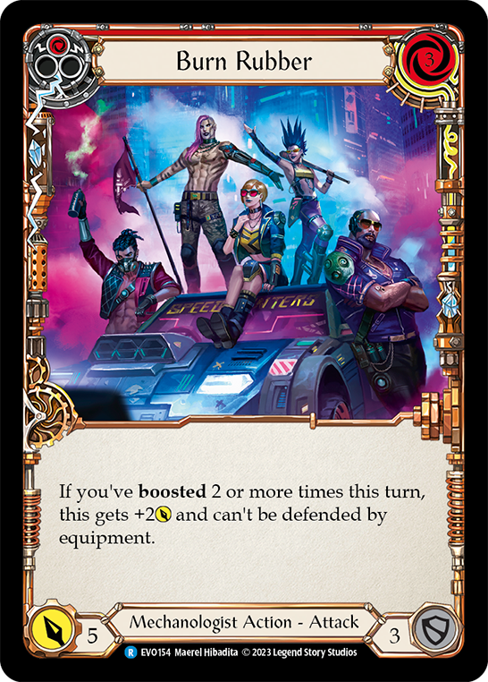 Burn Rubber - Rainbow Foil