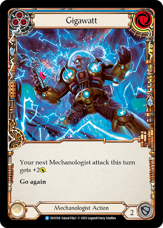 Gigawatt (Blue) - Rainbow Foil