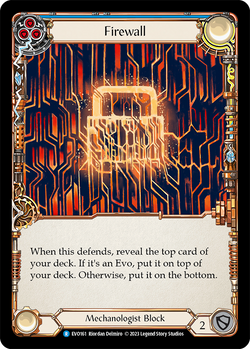 Firewall (Blue) - Rainbow Foil