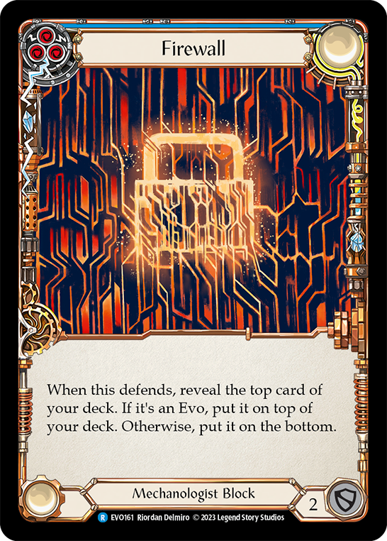 Firewall (Blue) - Rainbow Foil