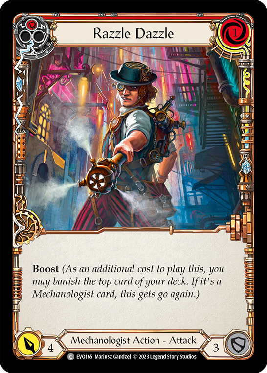 Razzle Dazzle (Red) - Rainbow Foil