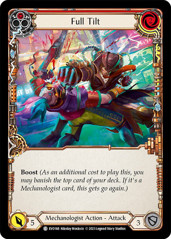 Full Tilt (Red) - Rainbow Foil