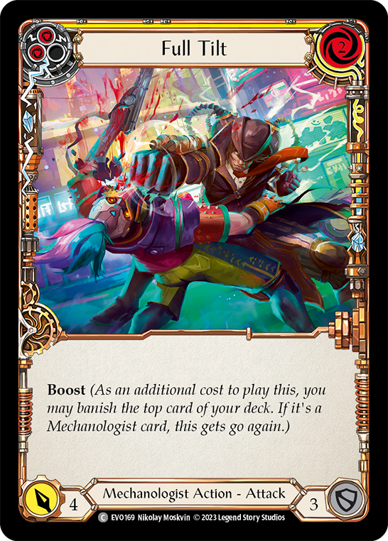 Full Tilt (Yellow) - Rainbow Foil