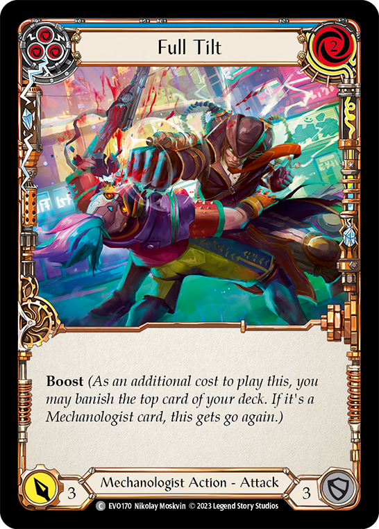 Full Tilt (Blue) - Rainbow Foil