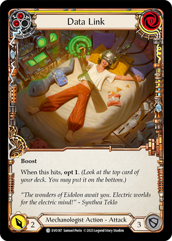 Data Link (Yellow) - Rainbow Foil