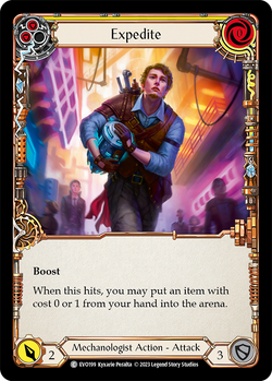Expedite (Yellow) - Rainbow Foil