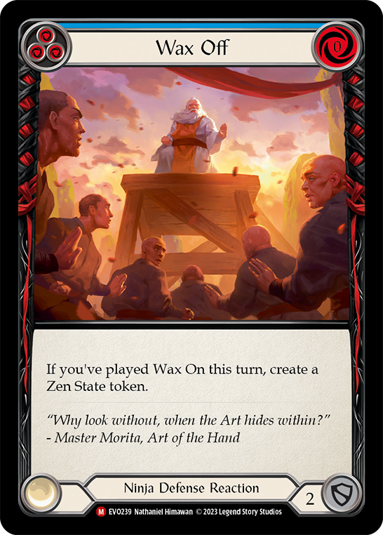 Wax Off - Rainbow Foil