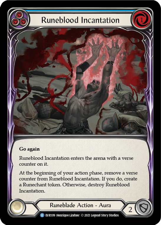 Runeblood Incantation (Blue)