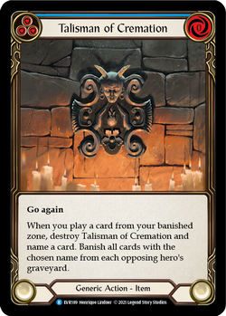 Talisman of Cremation