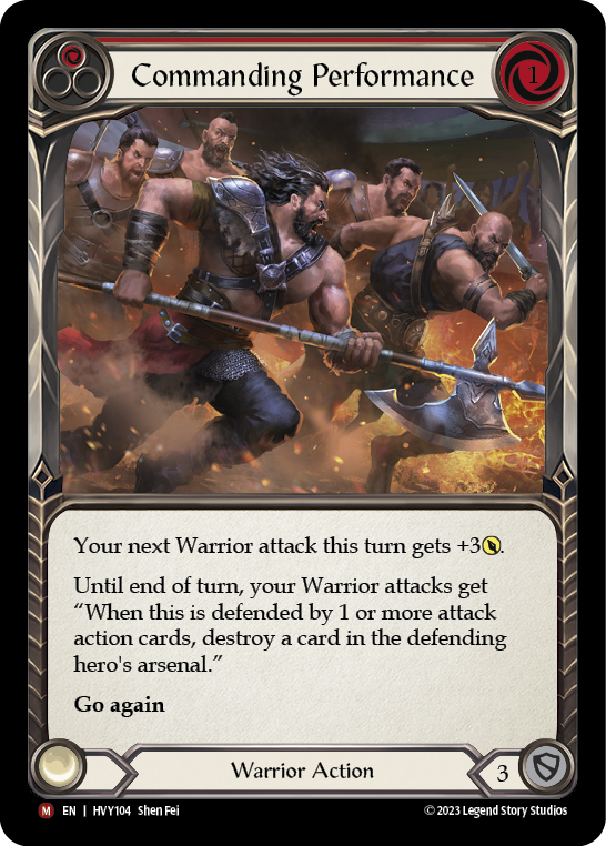 Commanding Performance - Rainbow Foil