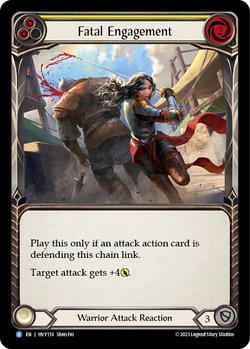 Fatal Engagement (Yellow) - Rainbow Foil
