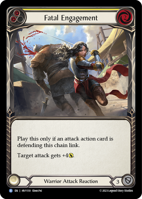Fatal Engagement (Yellow) - Rainbow Foil