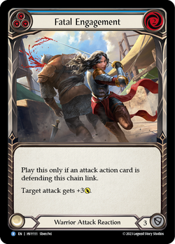 Fatal Engagement (Blue) - Rainbow Foil