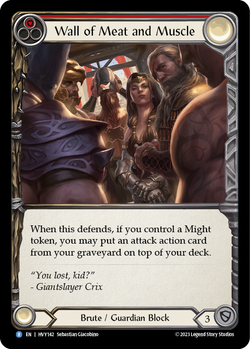 Wall of Meat and Muscle - Rainbow Foil
