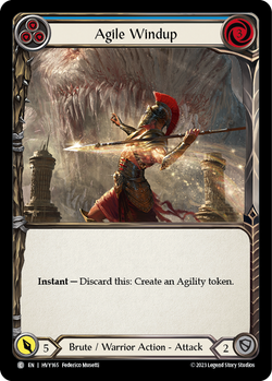 Agile Windup (Blue) - Rainbow Foil