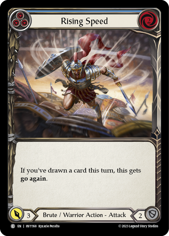 Rising Speed (Blue) - Rainbow Foil